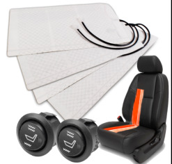 Stoelverwarming compleet in combinatie met leder