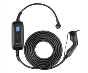 EV thuislader 1 fase, type 2, 5 meter (12A)