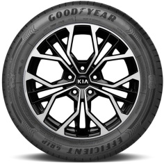 Lichtmetalen velgenset 17 inch Matisse zwart gepolijst met Goodyear zomerbanden