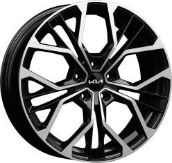 Lichtmetalen velg 15 inch Matisse zwart gepolijst, zonder banden