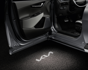 LED in- en uitstapverlichting met Kia logo