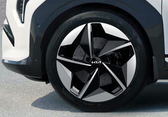 Lichtmetalen velgenset 20 inch ELEOS zwart gepolijst met TPMS en all season banden
