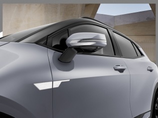 Sierlijsten buitenspiegels geborsteld aluminium look