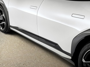 Sierlijstenset vierdelig, piano zwart