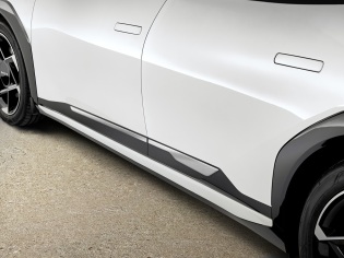 Sierlijstenset vierdelig, geborsteld aluminium look