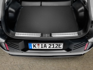 Sierlijst kofferbakdorpel, geborsteld aluminium look (hatchback)