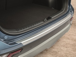 Sierlijst achterbumper, geborsteld aluminium look