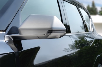 Spiegelkappenset geborsteld aluminium look