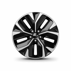 Lichtmetalen velgenset 19 inch Naju zwart gepolijst