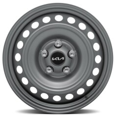 Stalen velgenset 16 inch antraciet, zonder banden