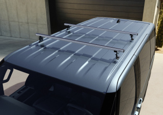 Dakrager, aluminium (set van 2, voorzijde en midden)