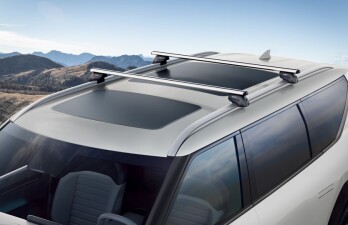 Dakdragerset aluminium (voor gesloten dakrail / Air / Plus)