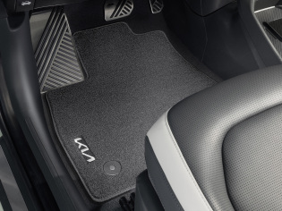 Mattenset velours vierdelig met Kia logo