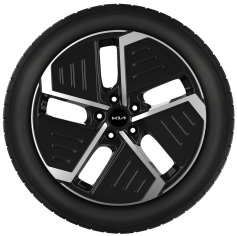 Set winterwielen 17 inch lichtmetaal met TPMS en Continental winterbanden