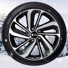 Set winterwielen 18 inch lichtmetaal met TPMS en Yokohama winterbanden
