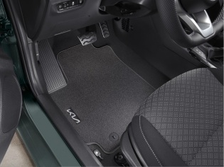 Mattenset velours vierdelig met Kia logo