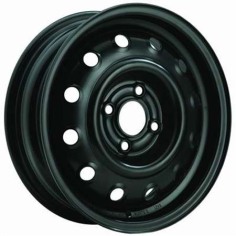 Set winterwielen 14 inch staal en Goodyear winterbanden (zonder wieldoppen)
