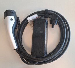EV thuislader 1 fase, type2, 5 meter (12A)