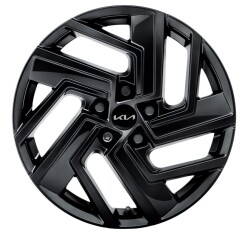 Lichtmatalen velgenset 18 inch Bomun hoogglans zwart