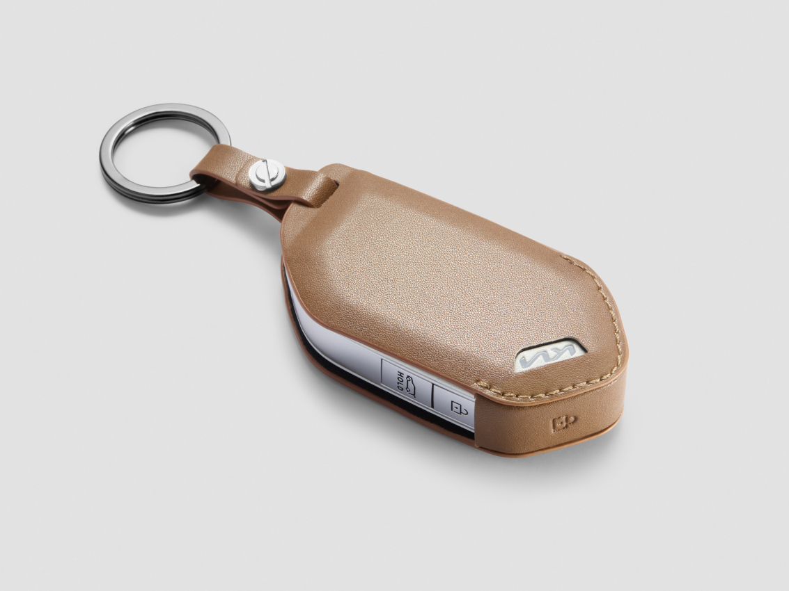 Kia sleutelcover, bruin (enkel voor Keyless entry sleutel)